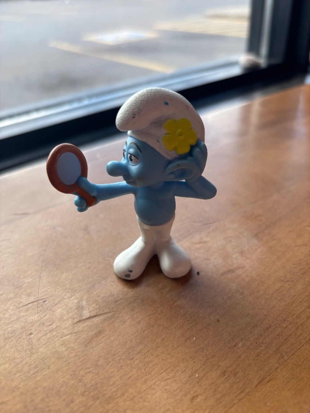 Vintage 2011 McDonald's Happy Meal Toy – The Smurfs Movie: Vanity Smurf PVC Figu
